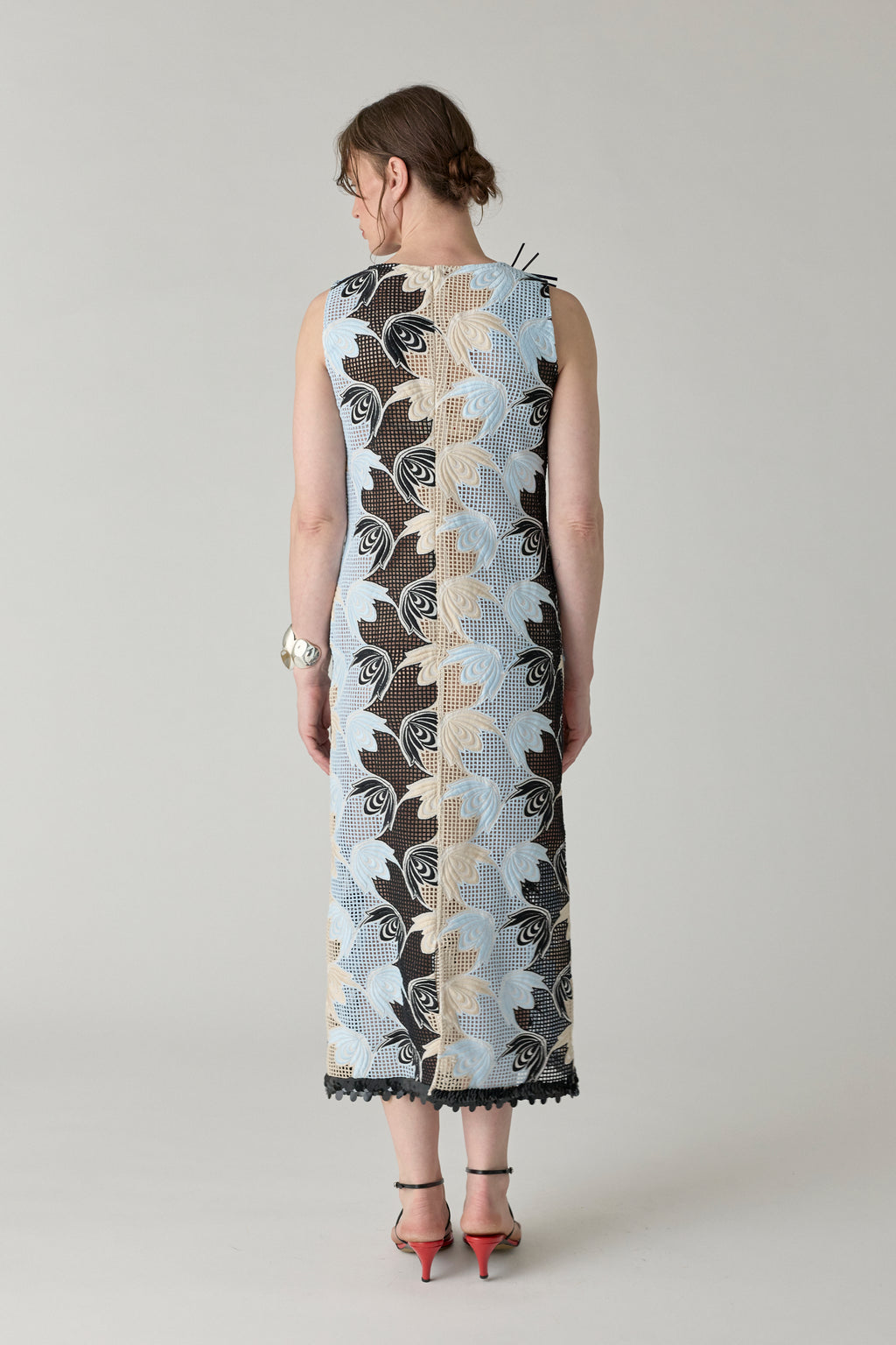 Grid Macramé Dress
