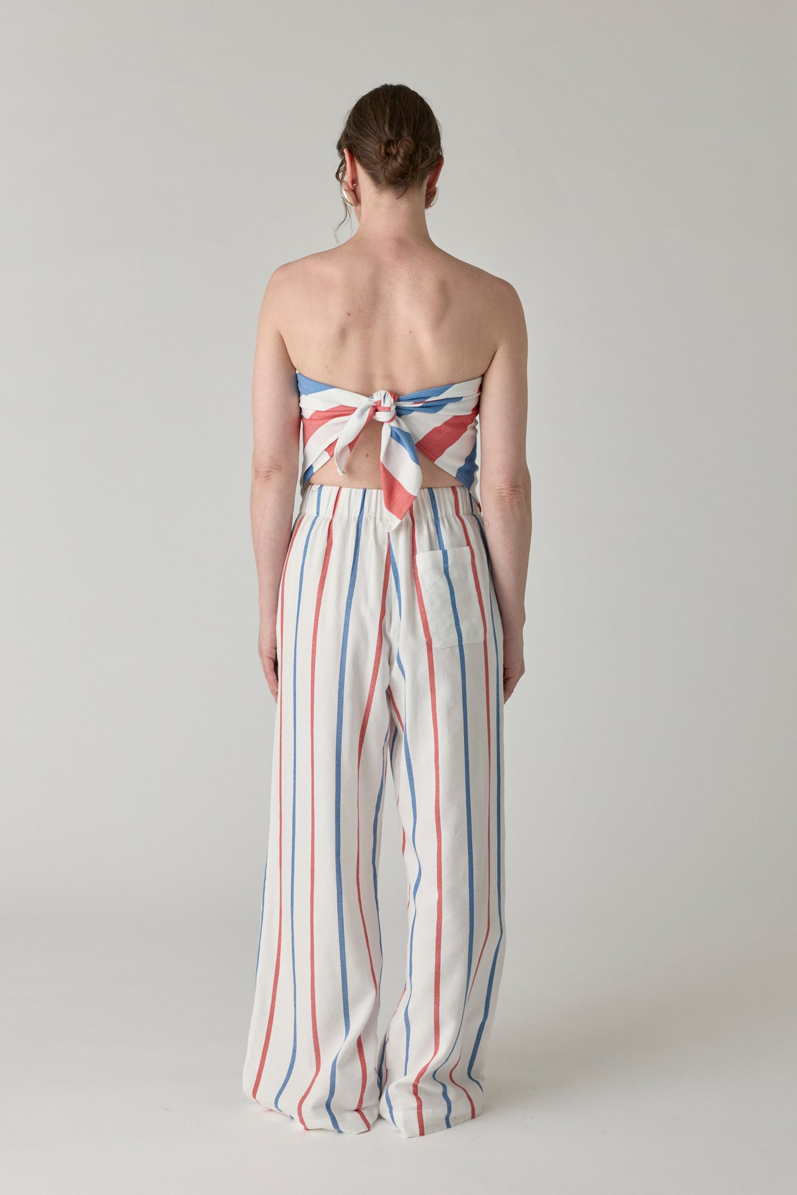 The Triangle Top - Blue/Red Stripe