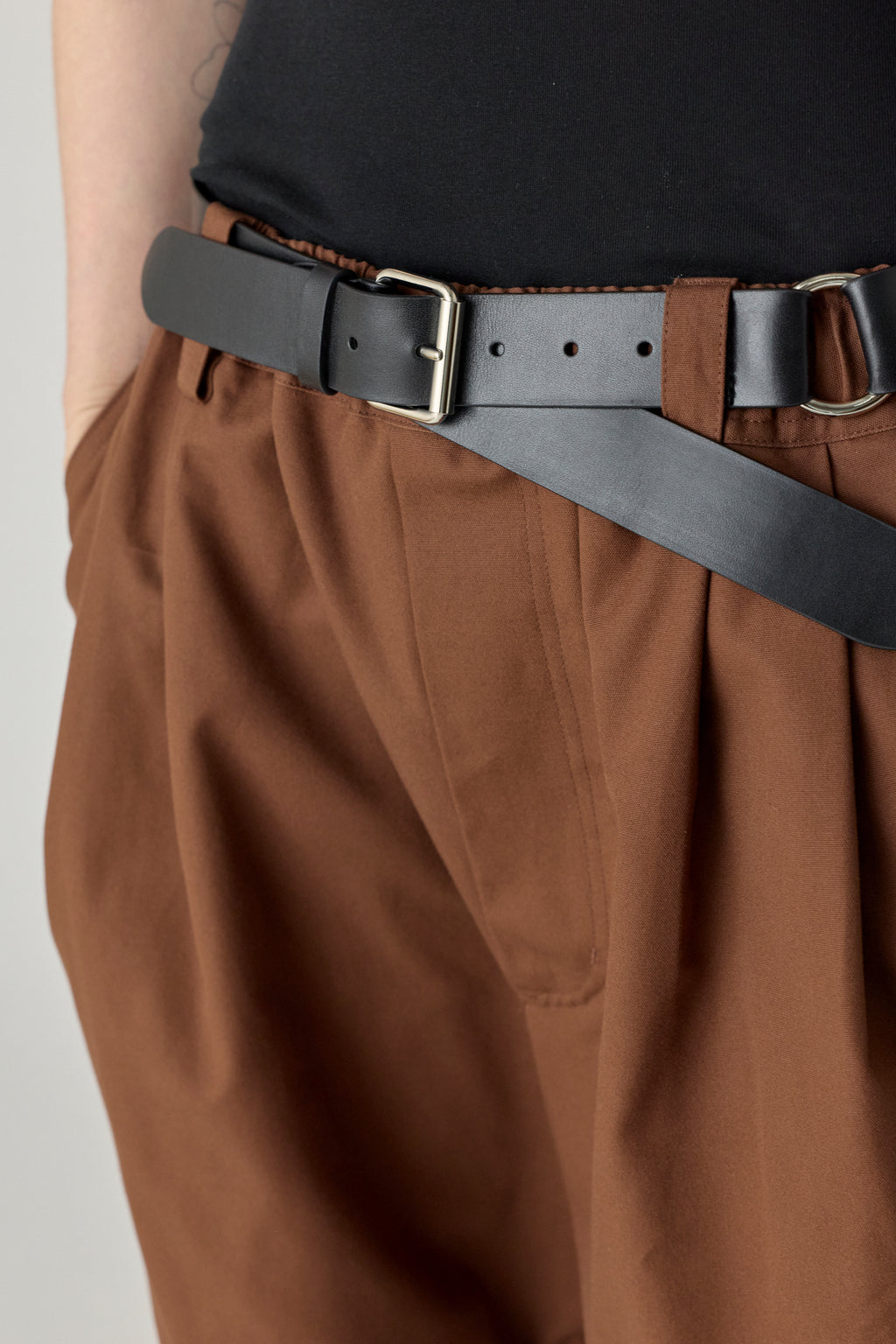 Double Tip Belt - Black