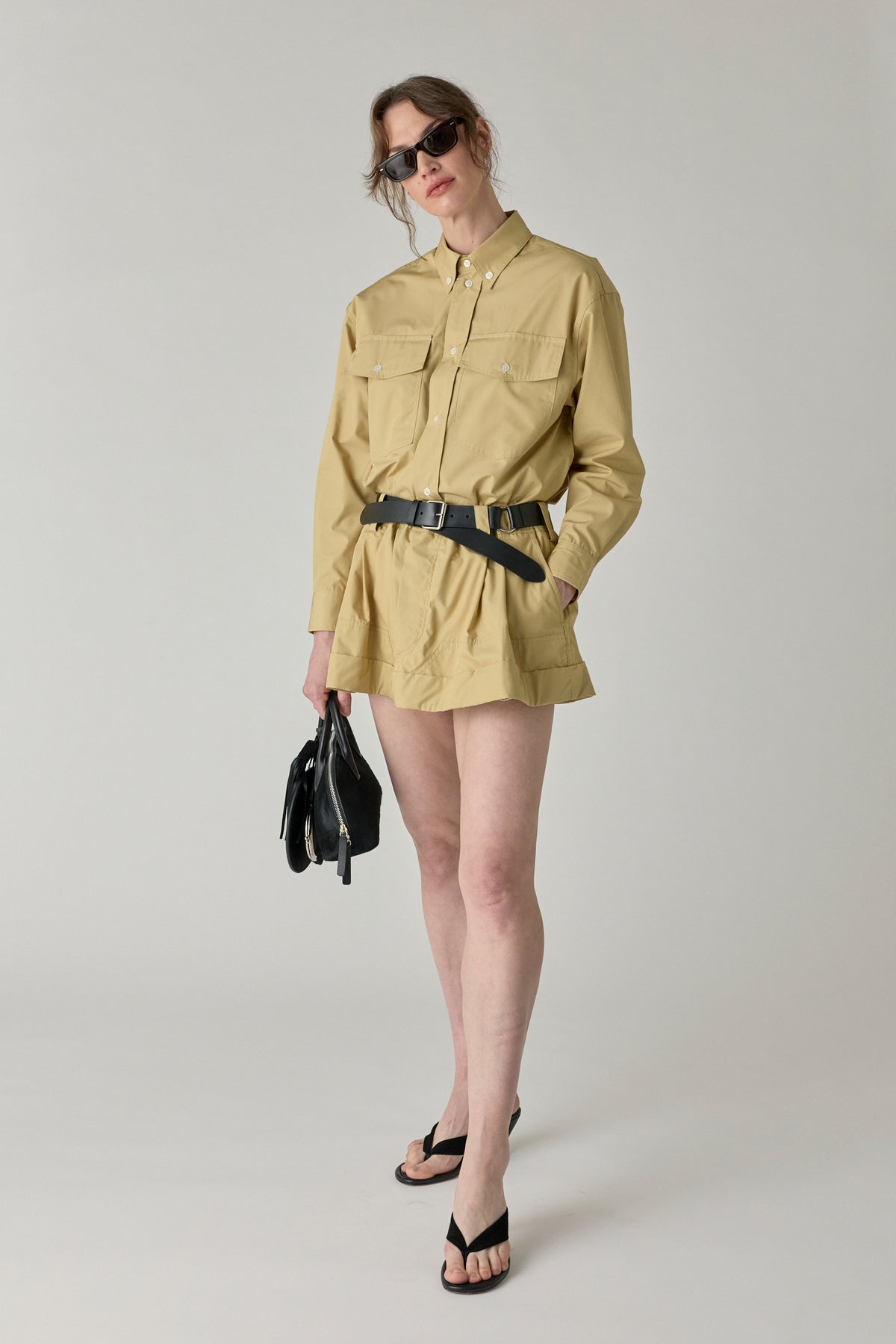 Workwear Drawstring Chino Skort