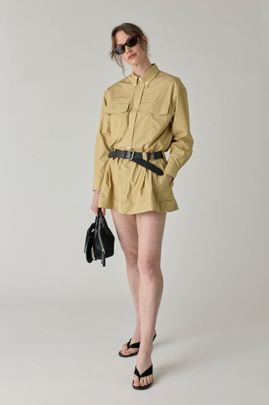 Workwear Drawstring Chino Skort
