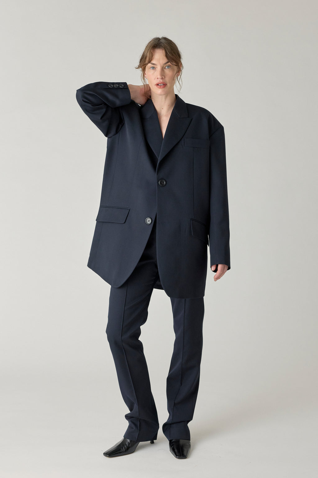 Unconstructed Single Breasted Blazer