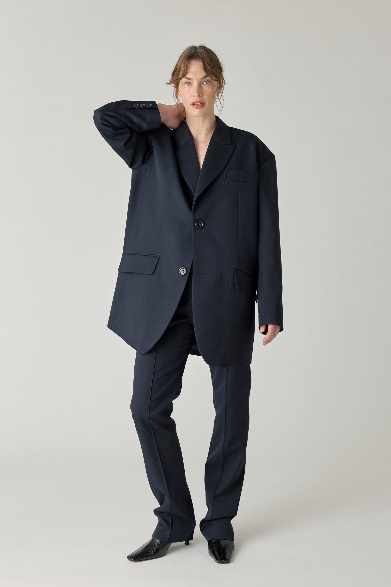 Unconstructed Single Breasted Blazer