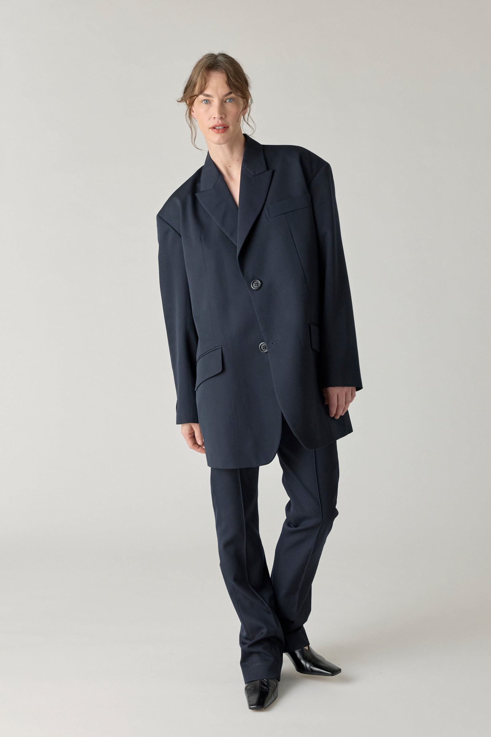 Unconstructed Single Breasted Blazer