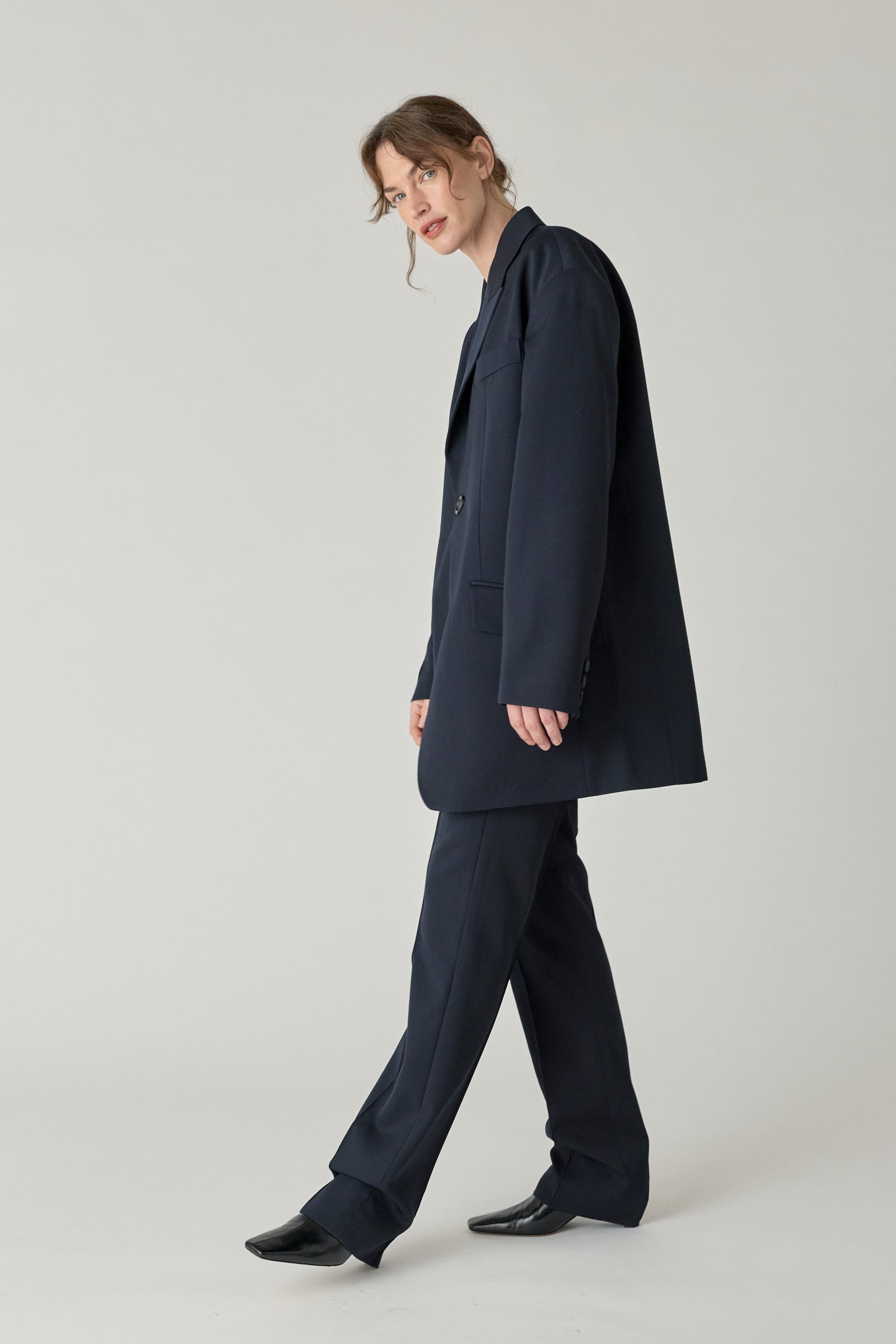 Unconstructed Single Breasted Blazer