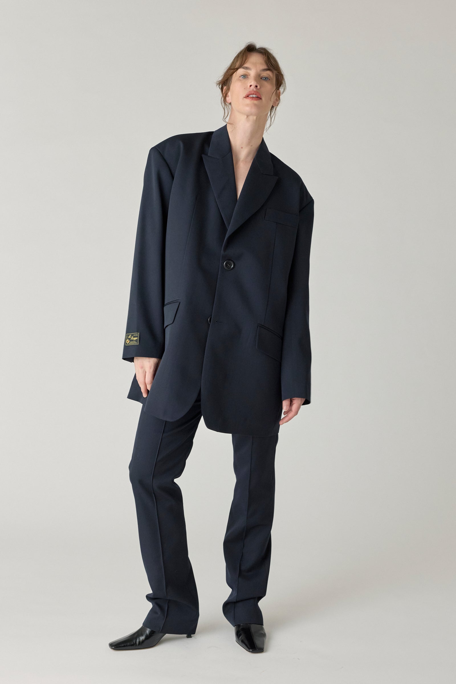 Unconstructed Single Breasted Blazer
