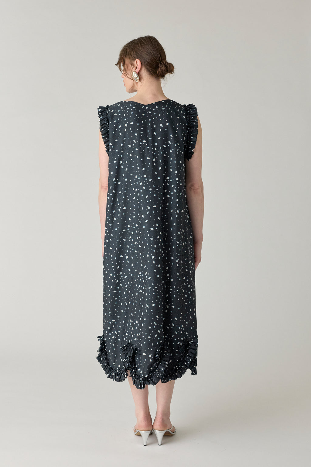 Long Maxi Dress w/ Ruffles