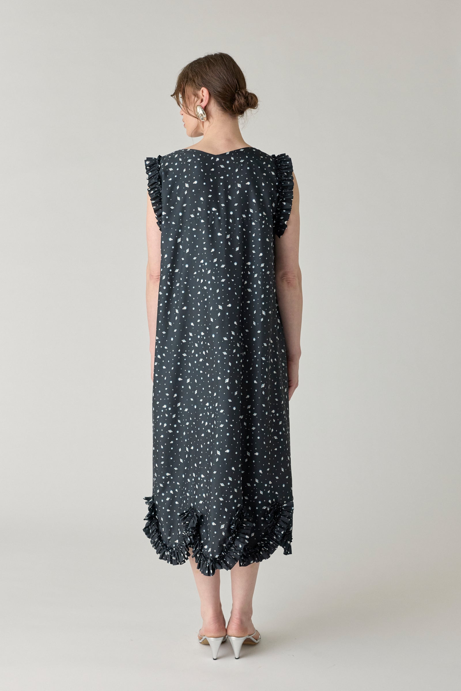 Long Maxi Dress w/ Ruffles