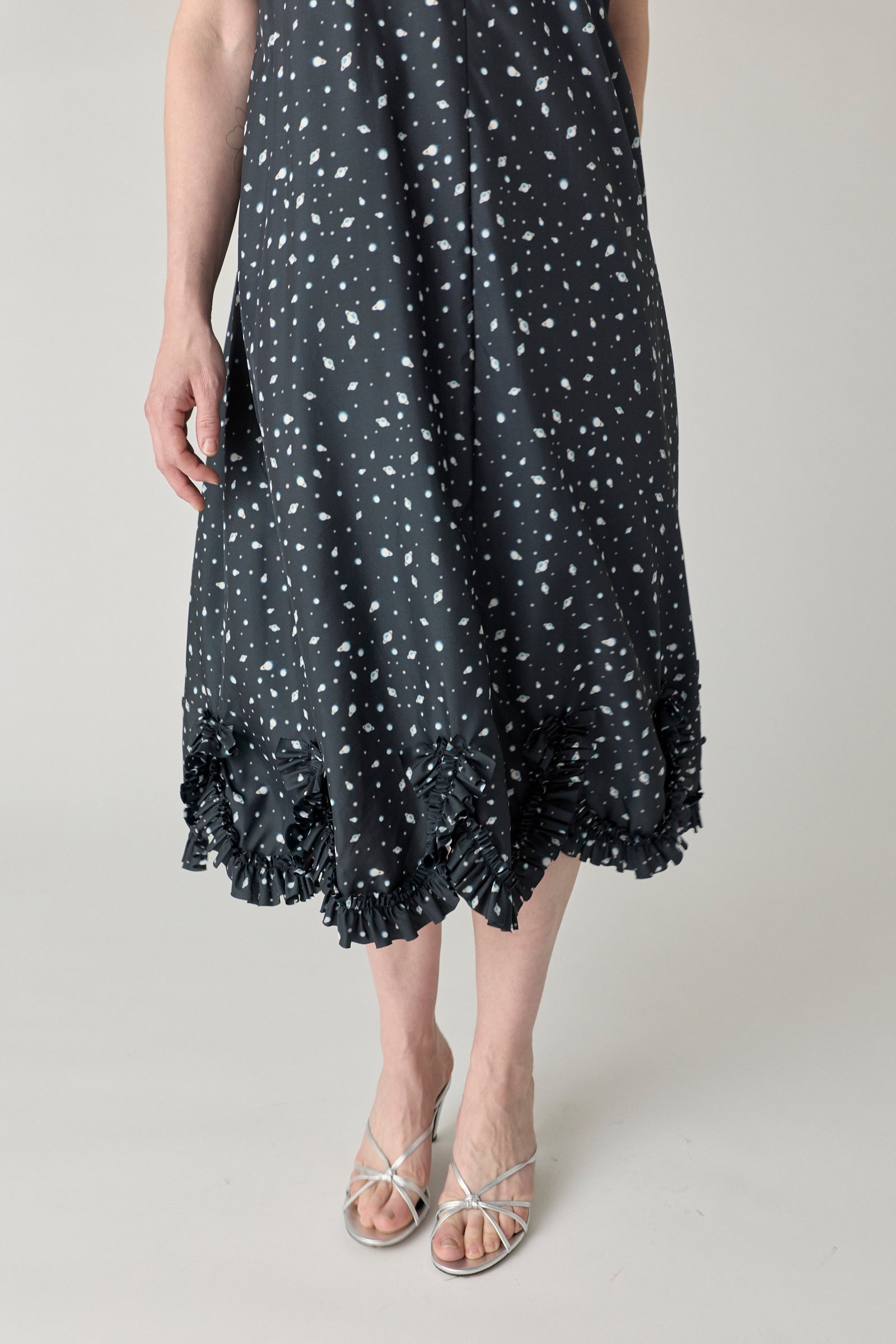 Long Maxi Dress w/ Ruffles