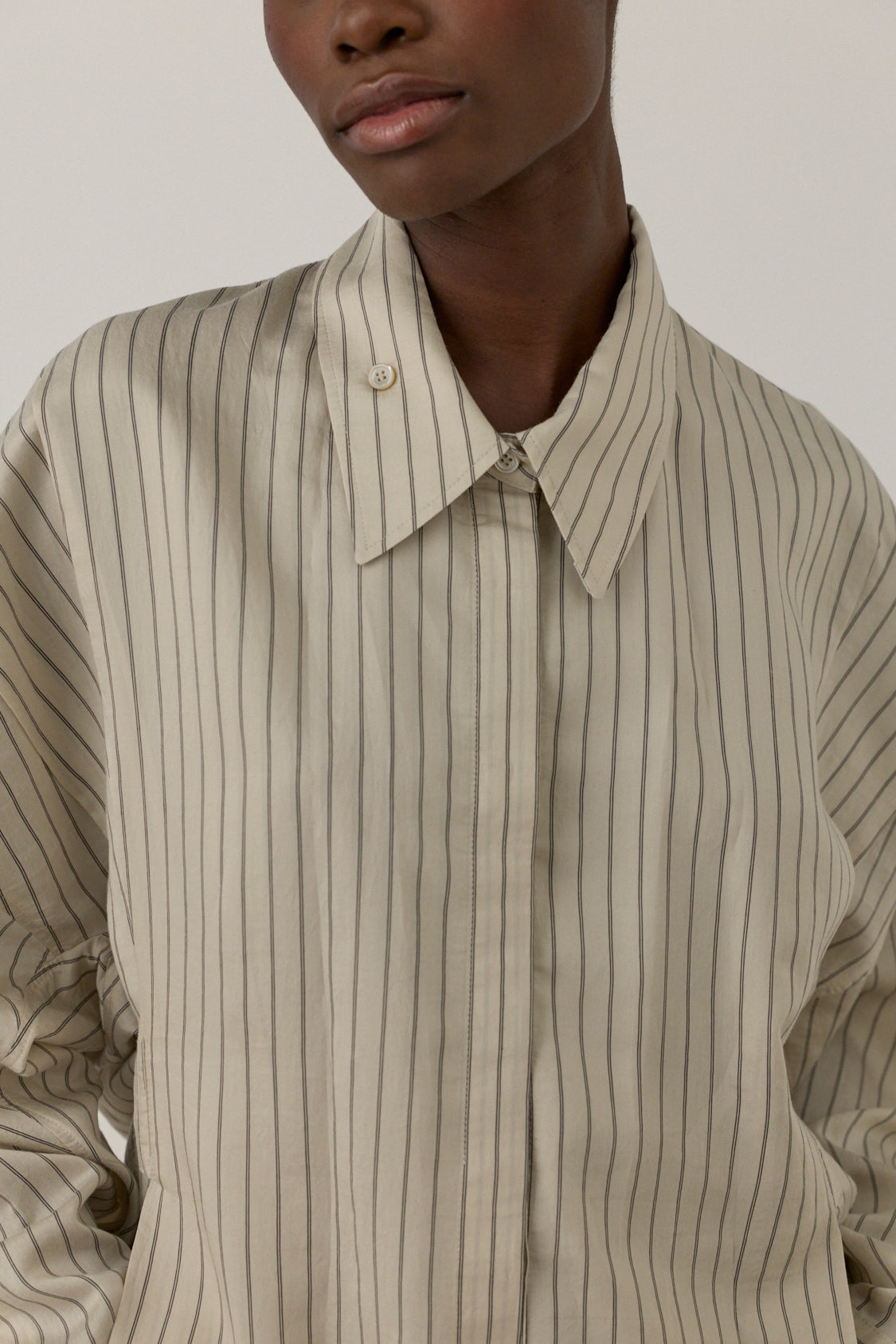 Double Layer Stripe Shirt