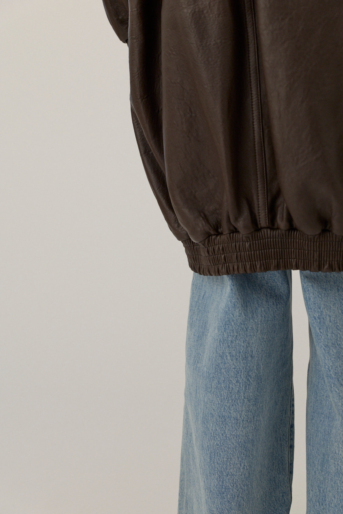 Oversized Leather Coat