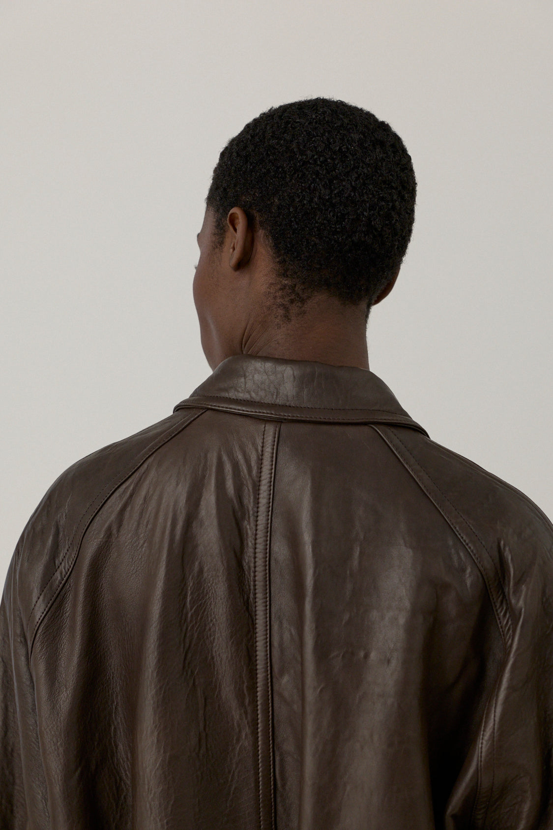 Oversized Leather Coat