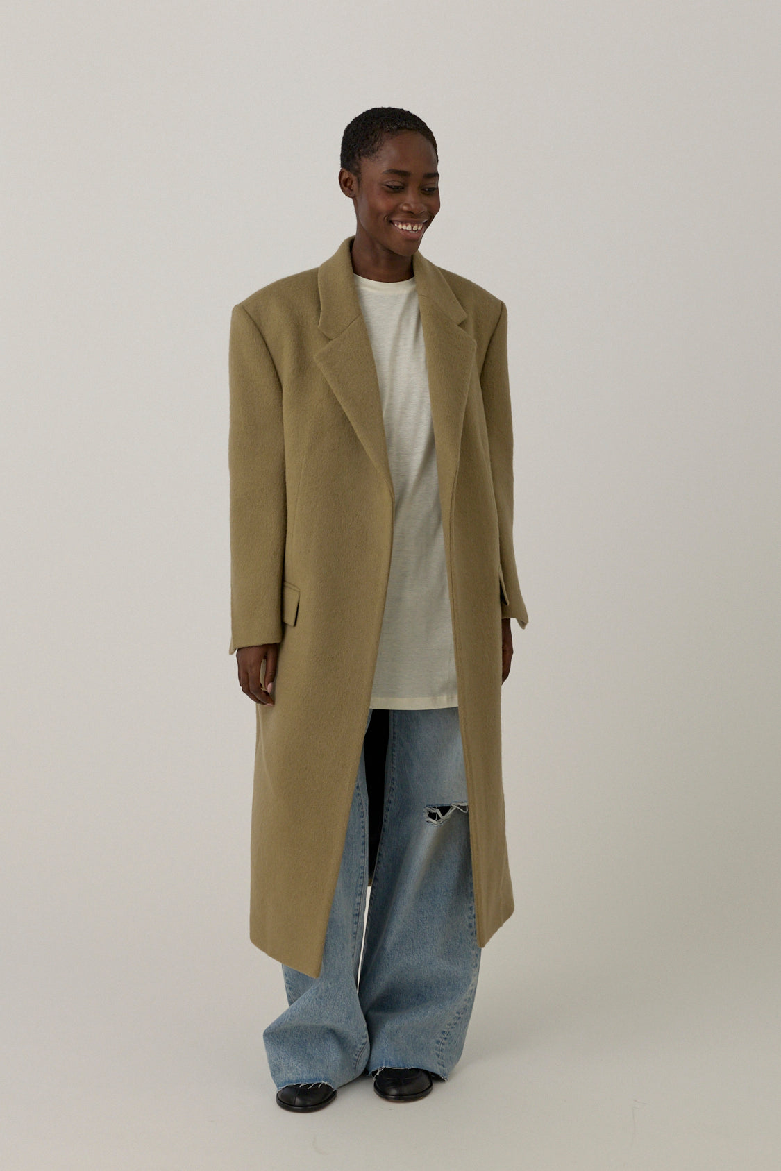 Hairy Wool Single Coat