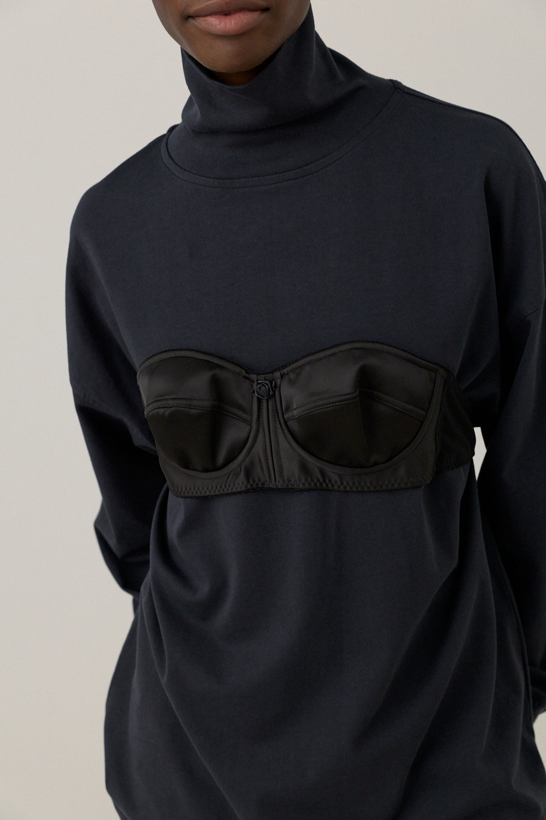 Balconette Bra Turtleneck