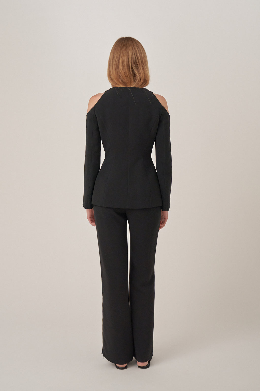 Thierry Mugler Pantsuit with Sequinned Collar