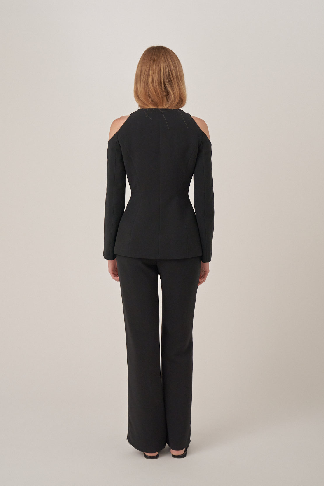 Thierry Mugler Pantsuit with Sequinned Collar