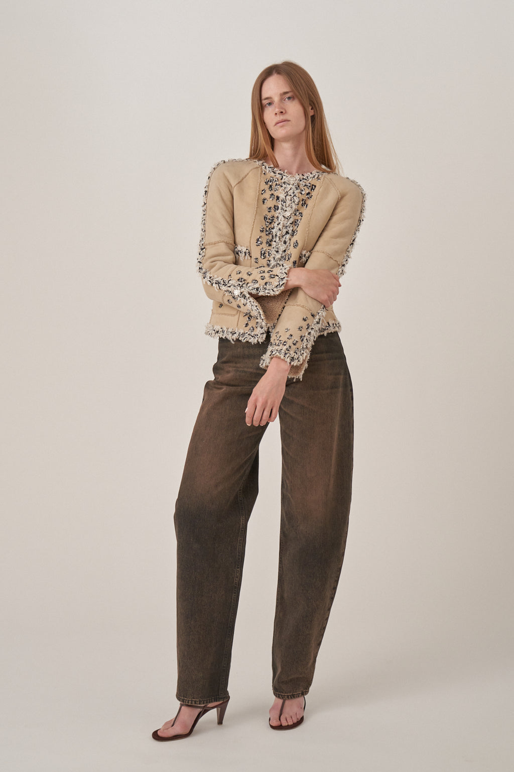 Chanel Shearling Jacket and Stole