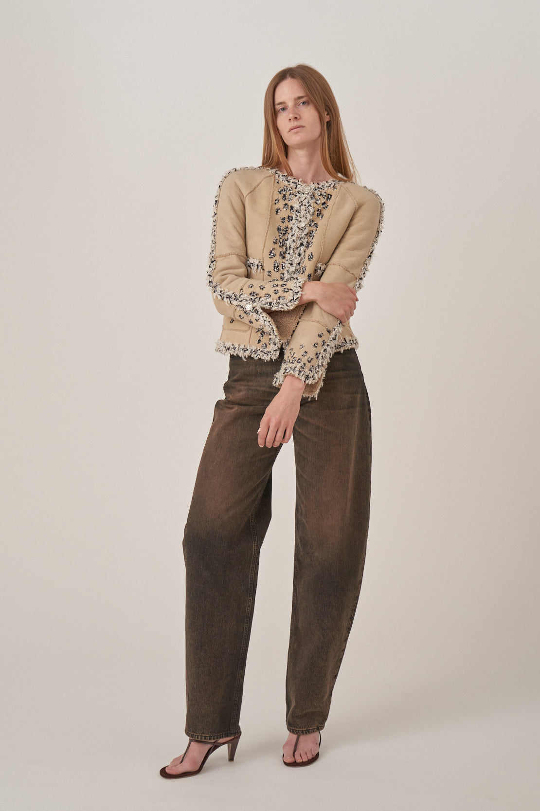 Chanel Shearling Jacket and Stole