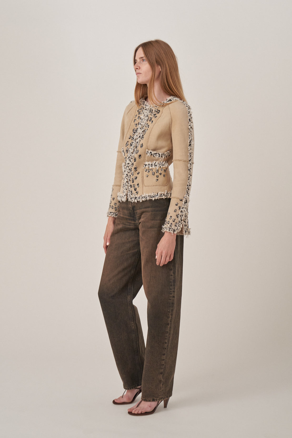 Chanel Shearling Jacket and Stole