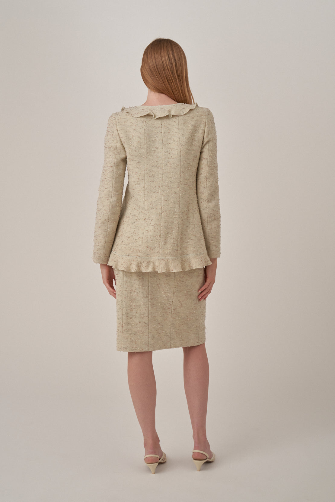 Chanel Wool Bouclette Skirt-Suit