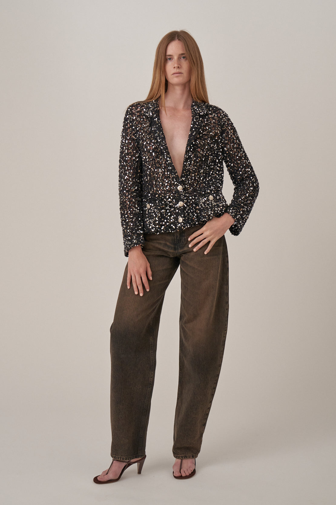 Chanel Knit Jacket with Sequins