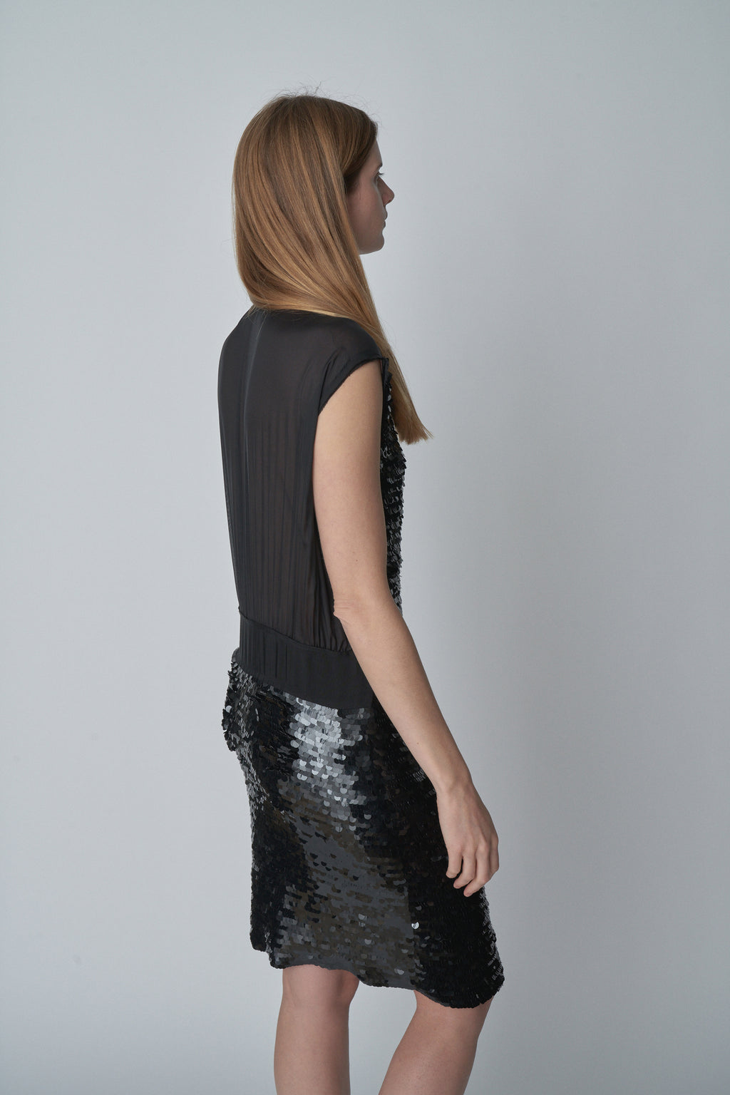 Lanvin Sleeveless Dress with Sequins