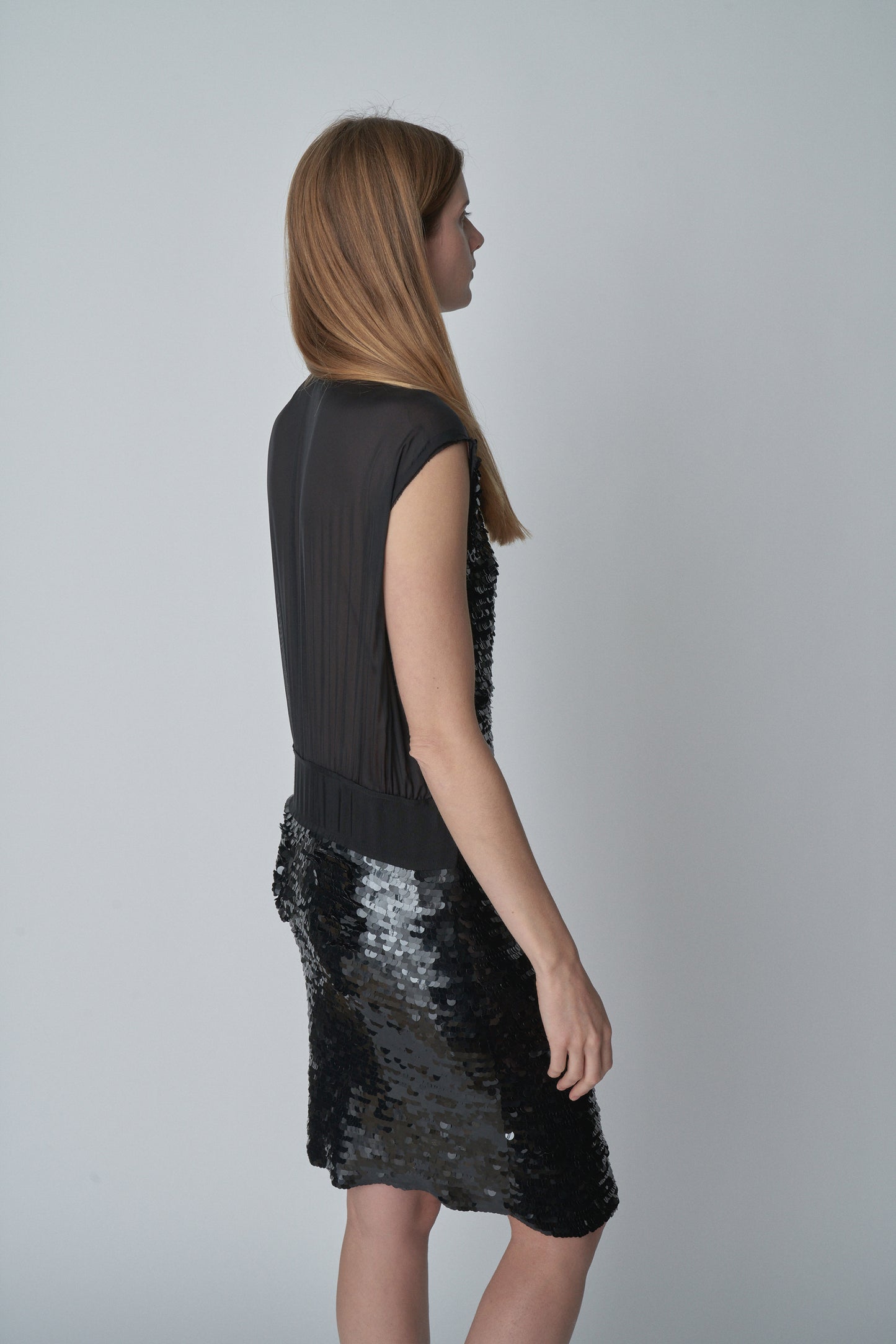 Lanvin Sleeveless Dress with Sequins