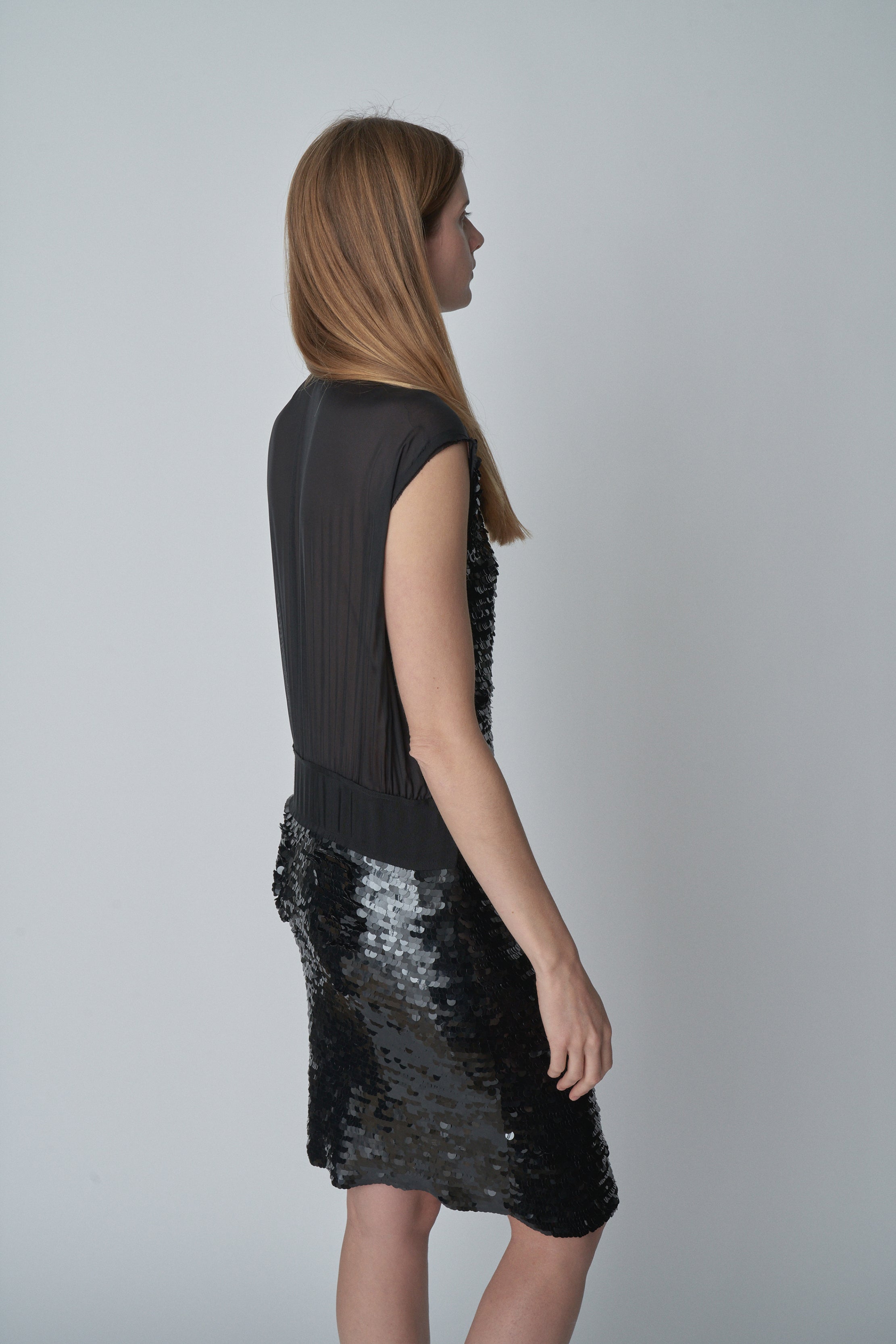 Lanvin Sleeveless Dress with Sequins