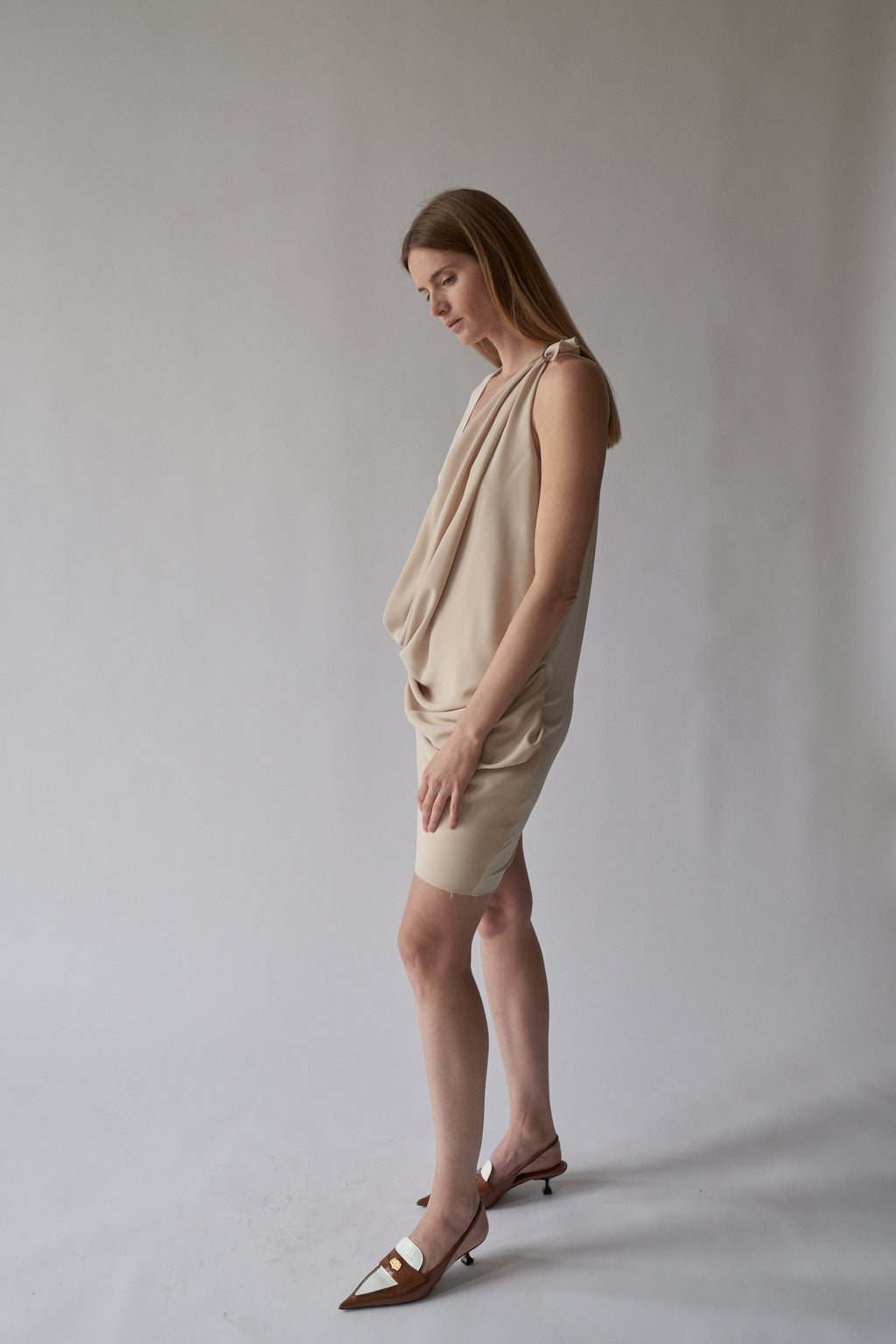 Lanvin Beige Dress