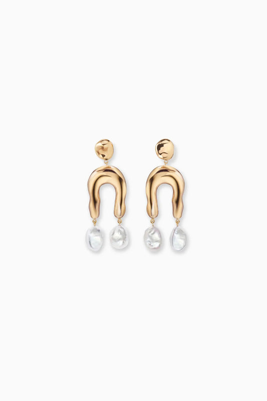Small Imogene Earrings - Gold
