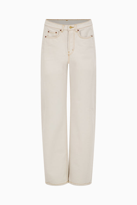 Slim Lasso Long Jean - Tile White