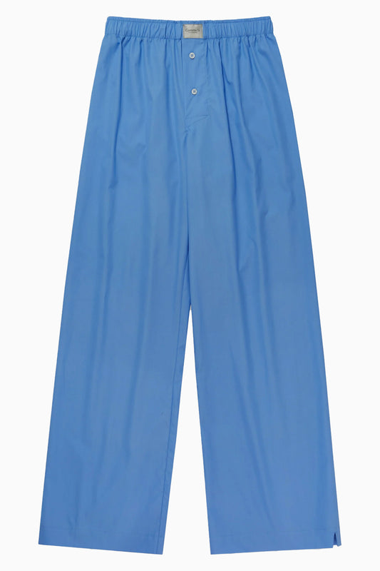 Poplin Lounge Pant - Blue