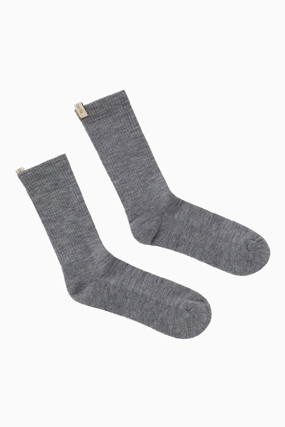 Merino Tube Sock - Heather Grey