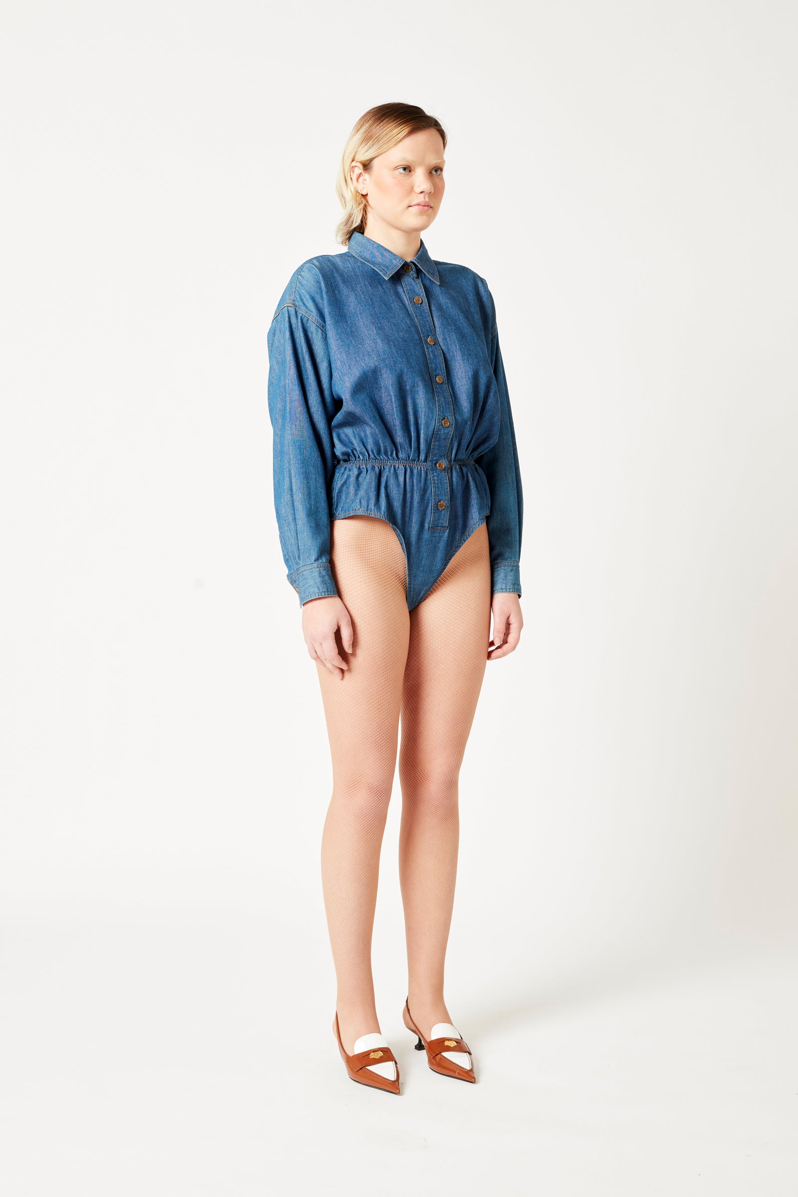 DKNY Denim Bodysuit