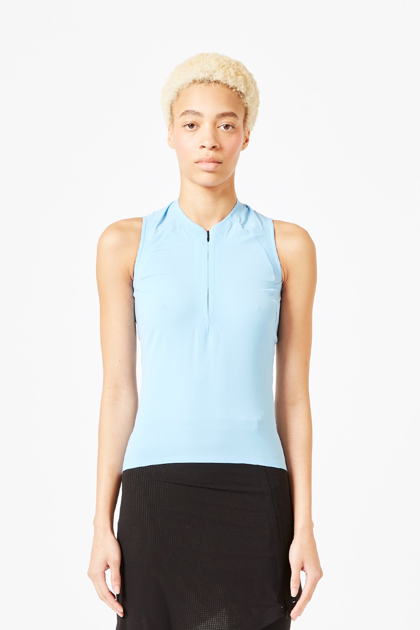 Tank Top with Concealed Zip