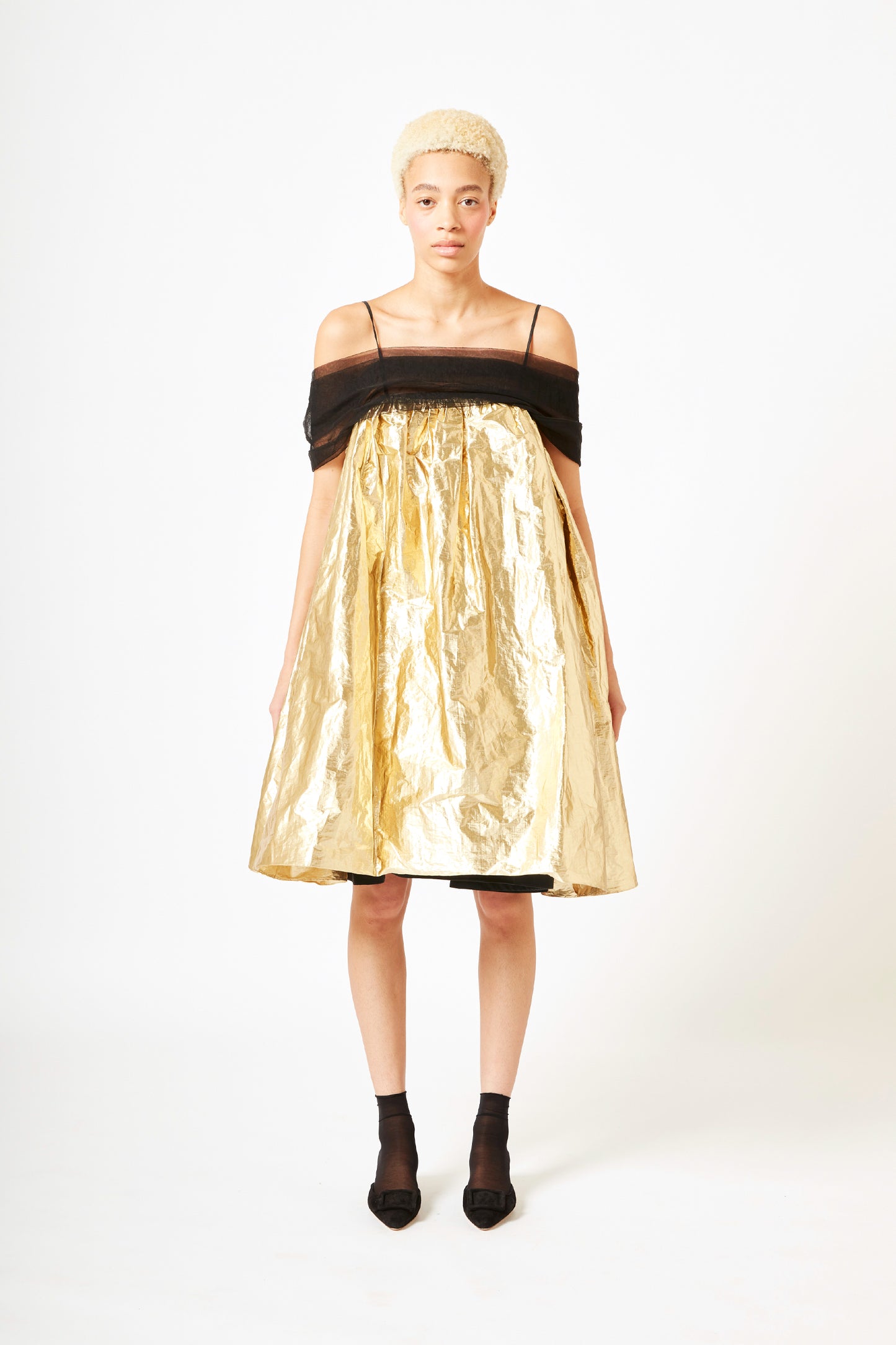 Ada Metallic Dress