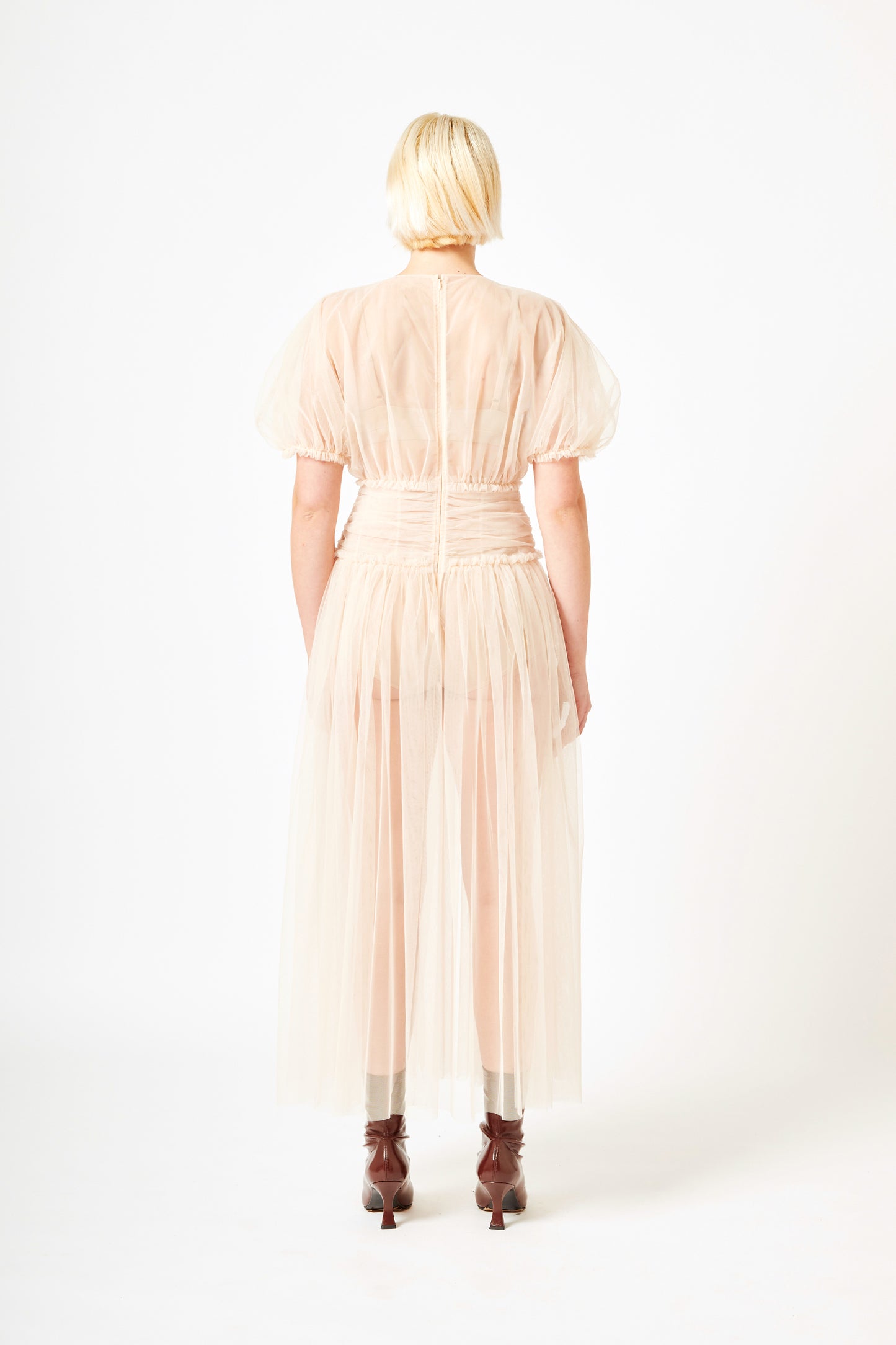 Cherine Dress - Dust Pink