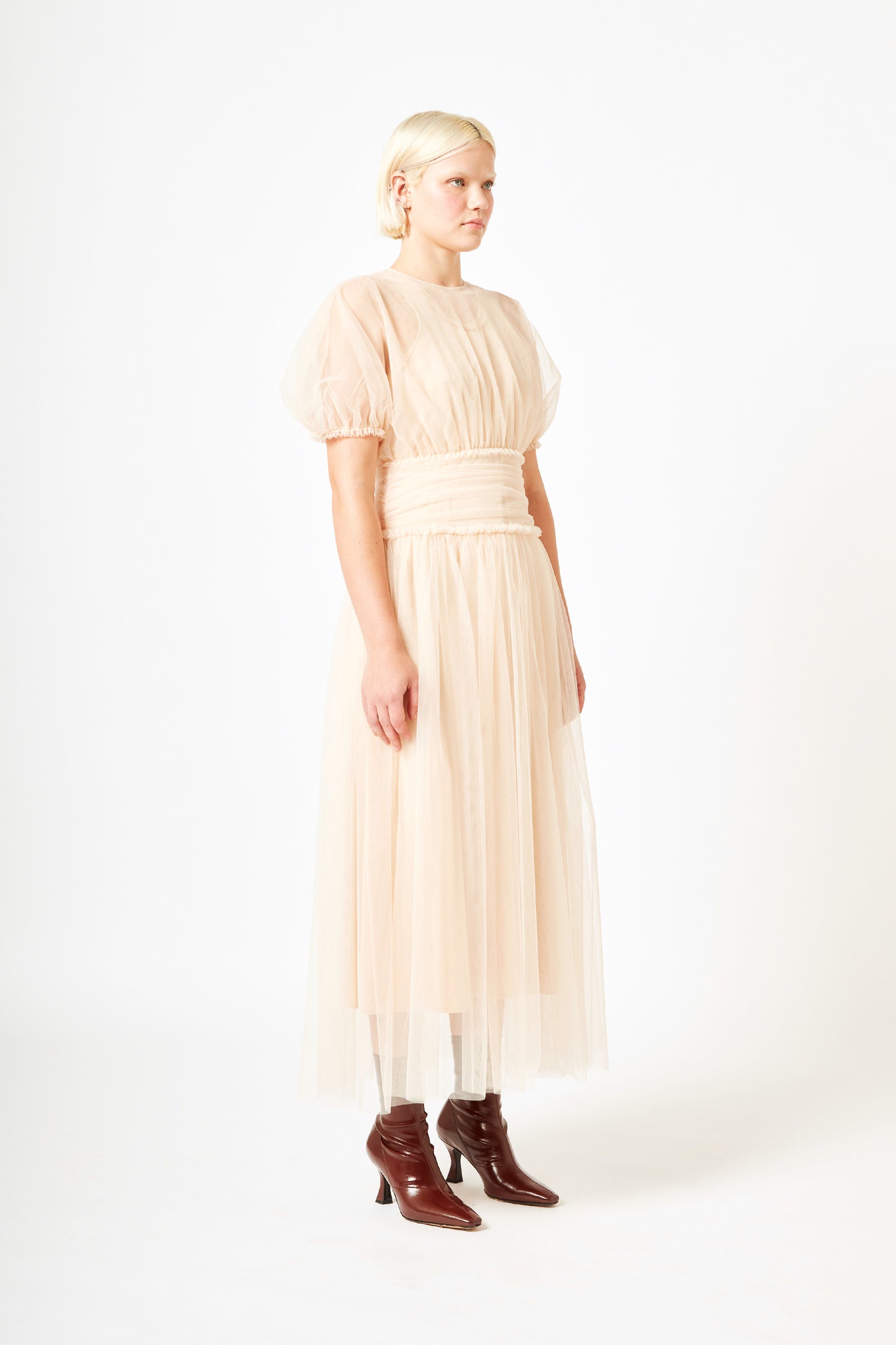 Cherine Dress - Dust Pink