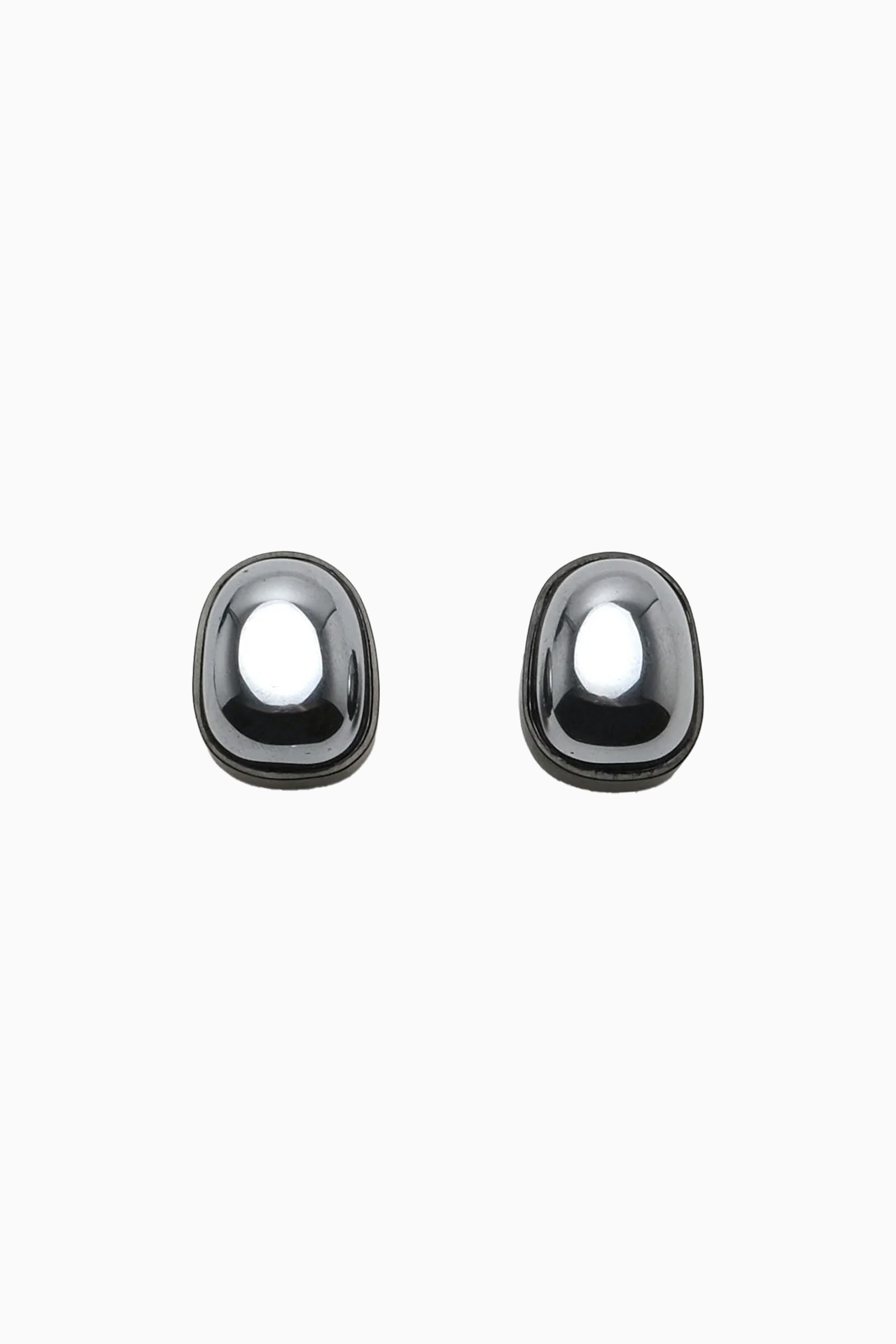 Hematite and Ebony Earrings