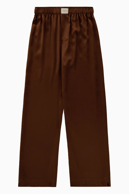 Silk Lounge Pant - Espresso