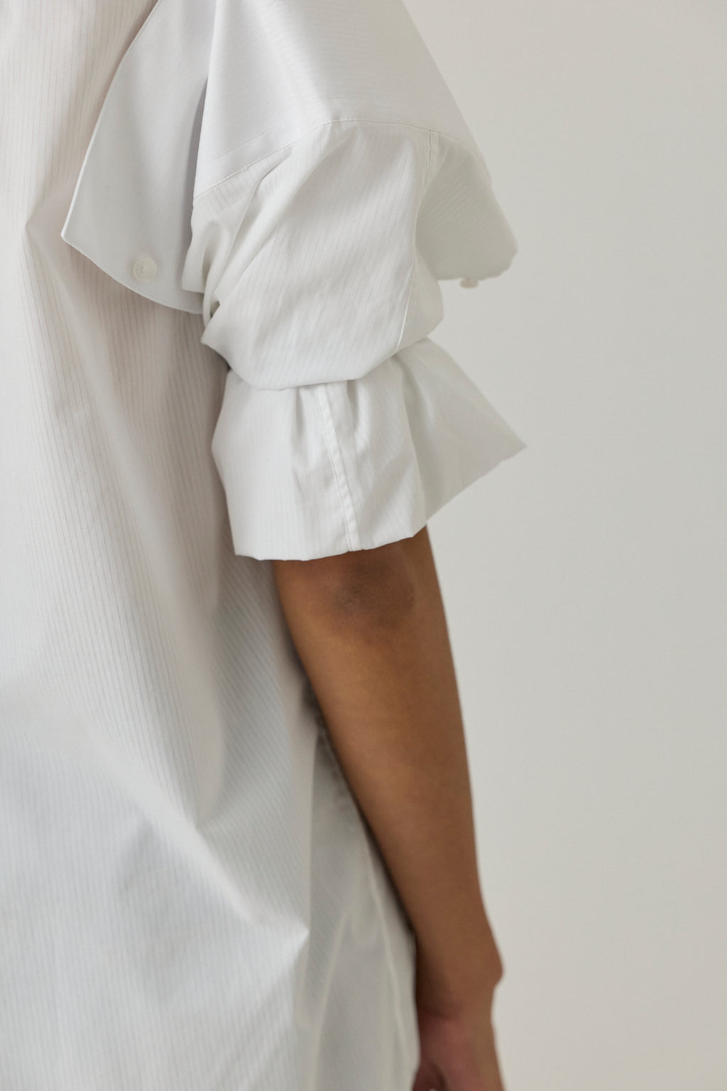 Elasticized Sleeve Shirt