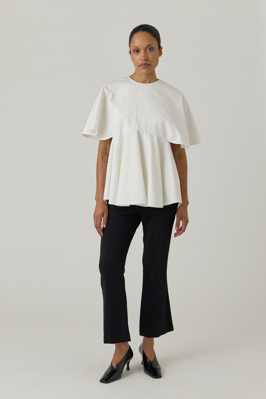 Zephy Cape Blouse