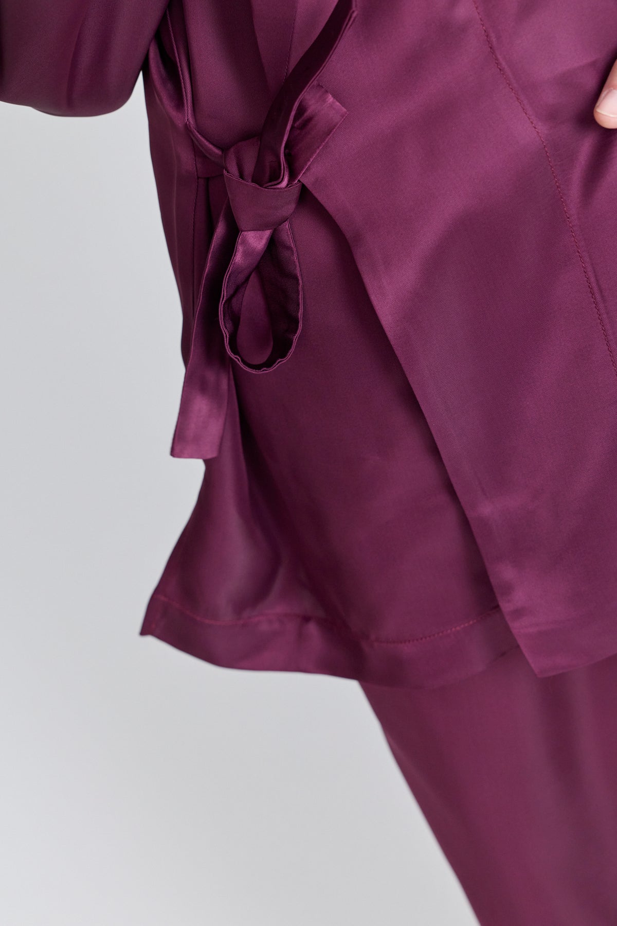 Fluid PJ Shirt - Aubergine
