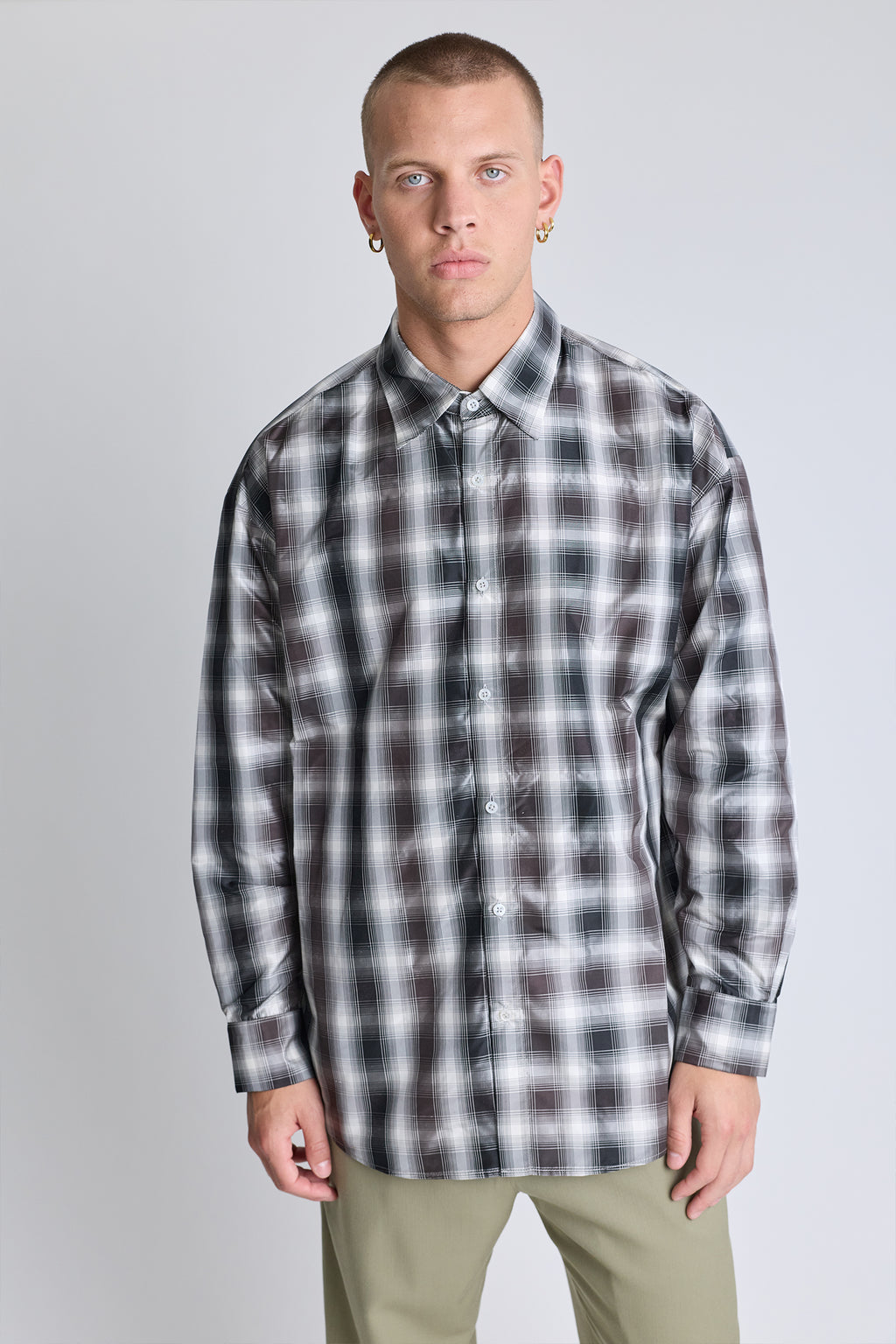 Lysander Shirt - Blurred Check