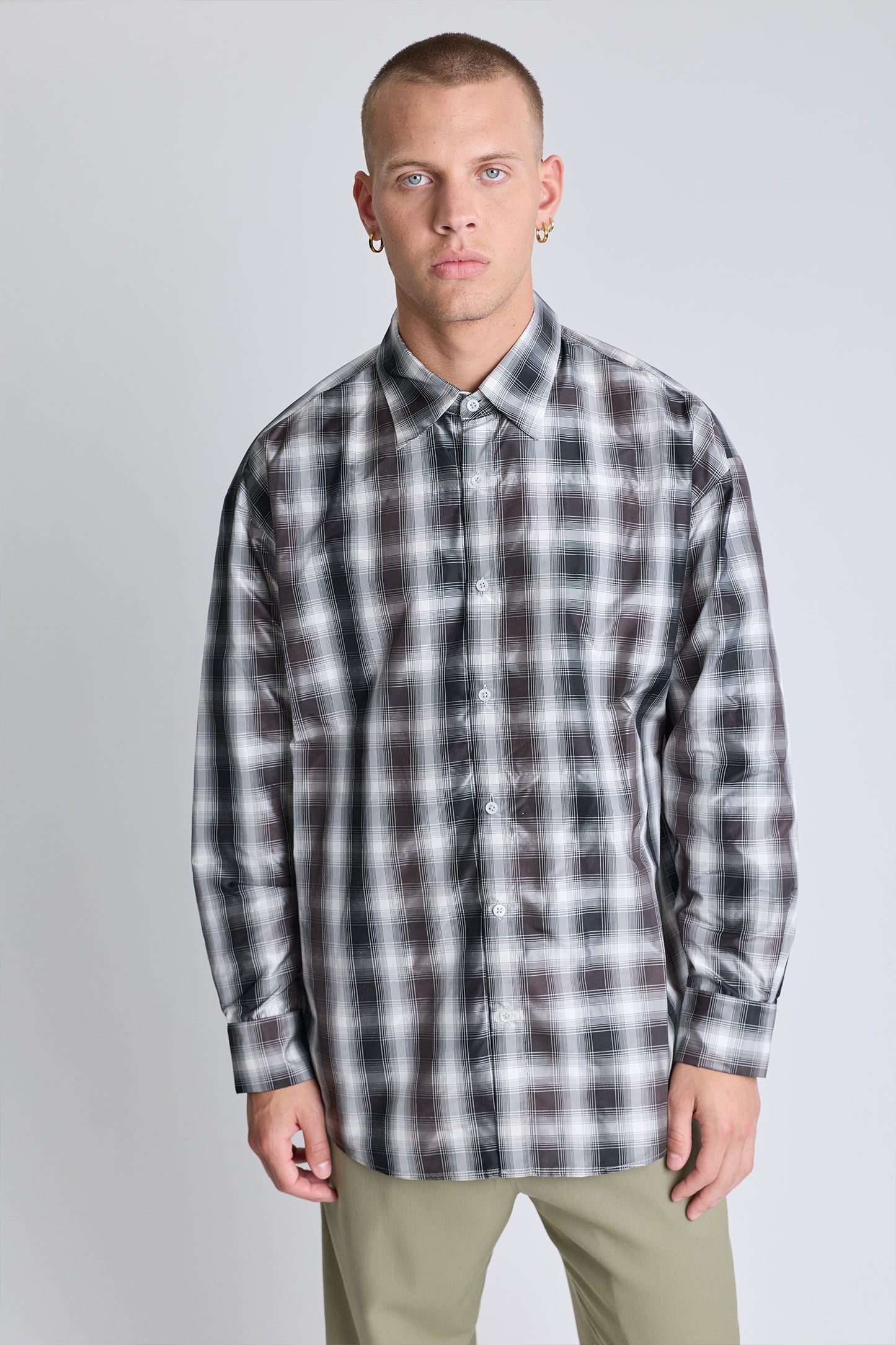 Lysander Shirt - Blurred Check