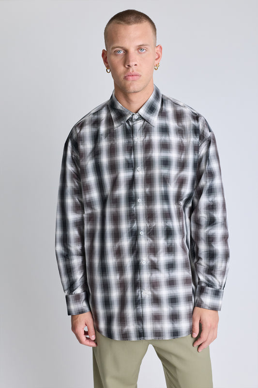 Lysander Shirt - Blurred Check