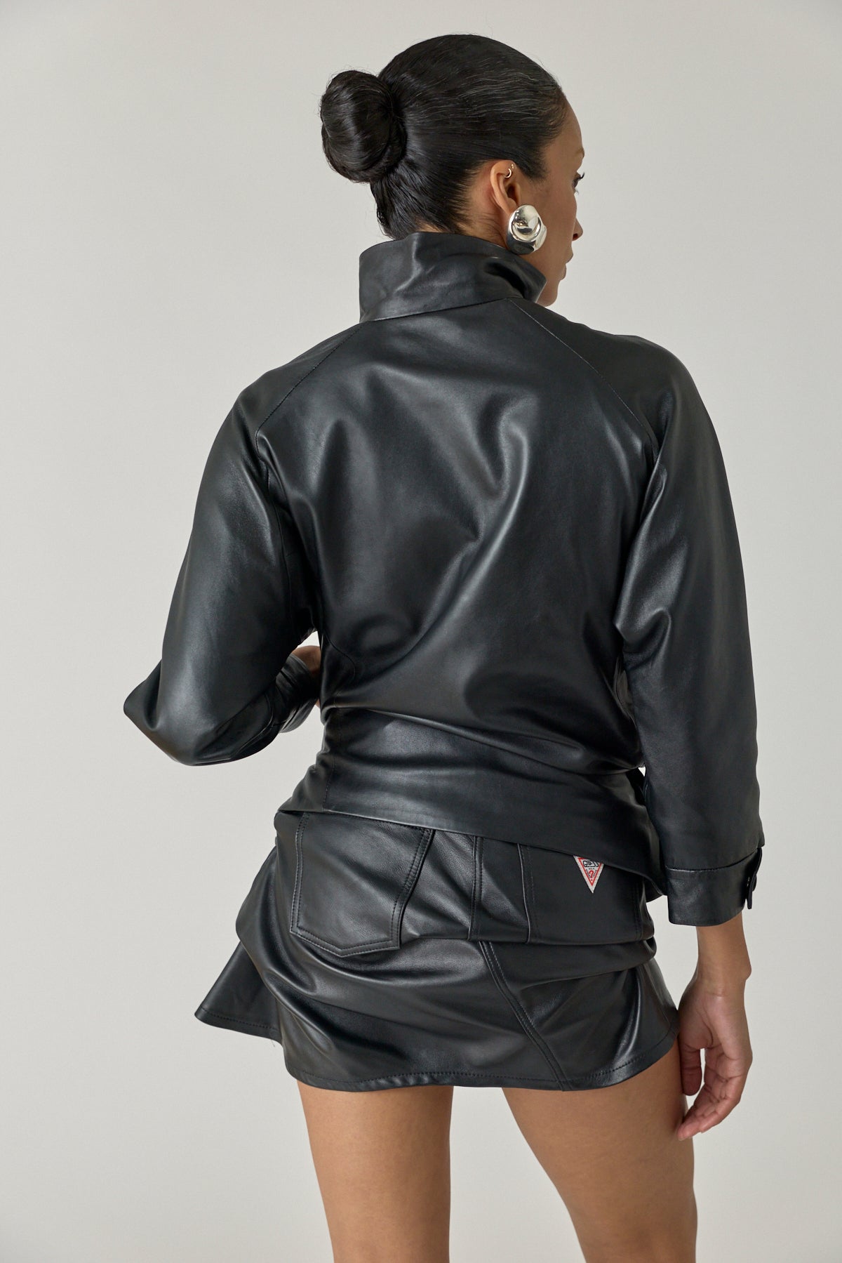 Twisted Leather Jacket