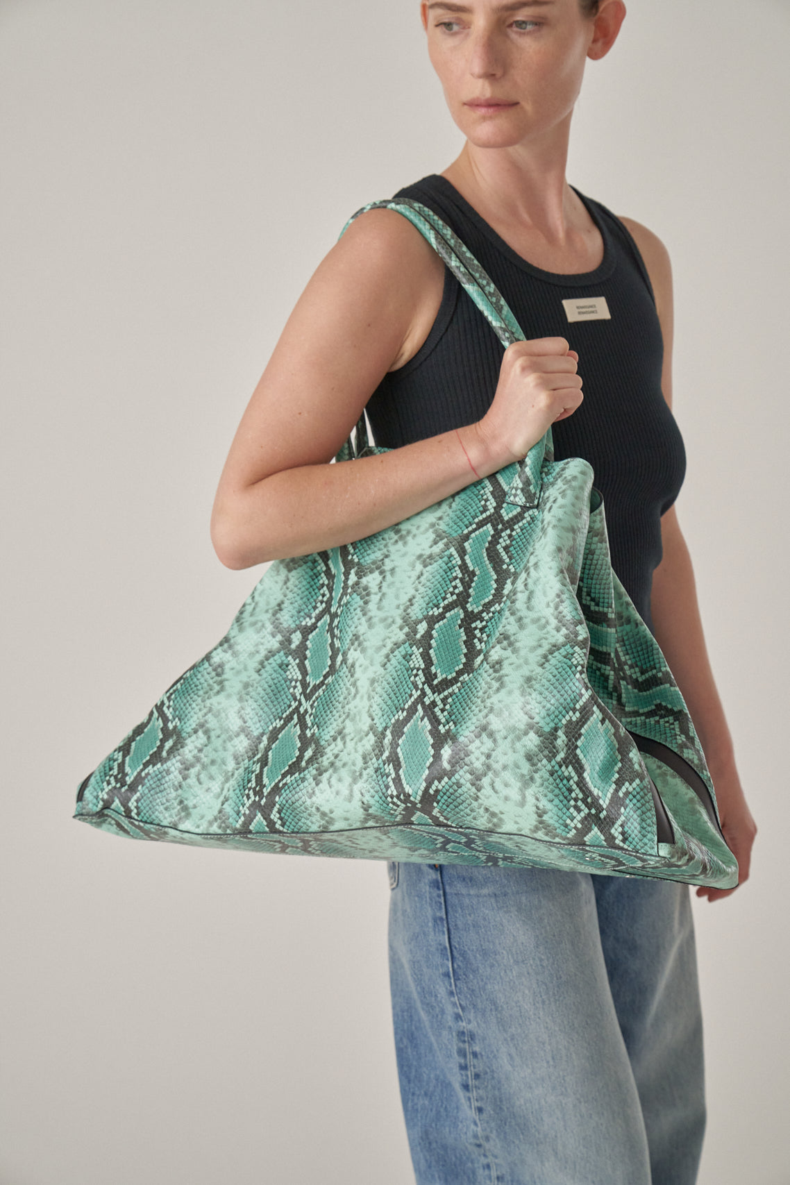 Busted Bag - Python Ice Green