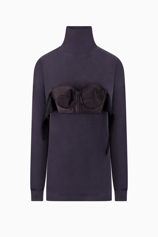 Balconette Bra Turtleneck
