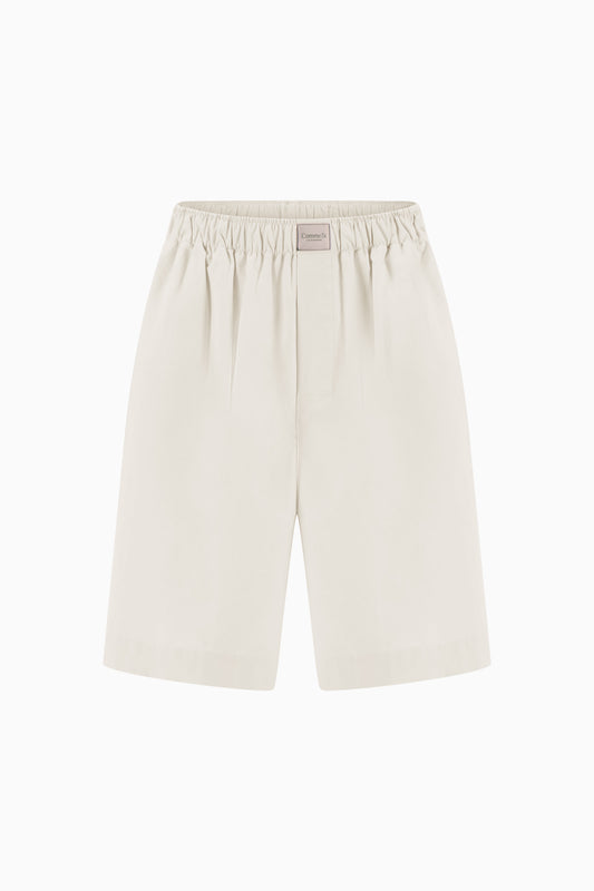 Boxer Bermuda Flannel - Cream